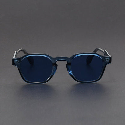 Męskie Letnie Retro Kwadratowe Okulary Przeciwsłoneczne