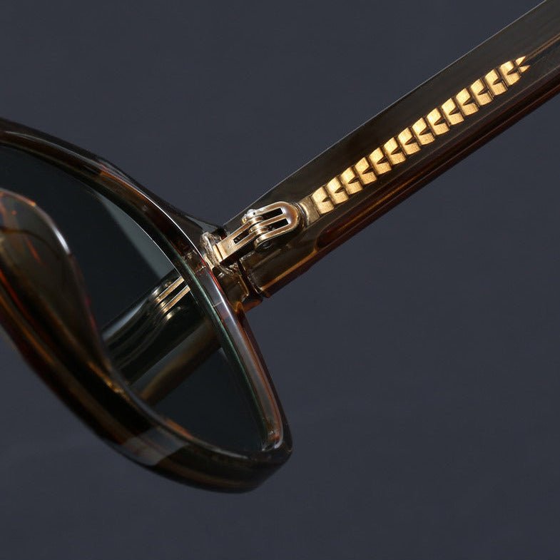 Męskie Letnie Retro Kwadratowe Okulary Przeciwsłoneczne