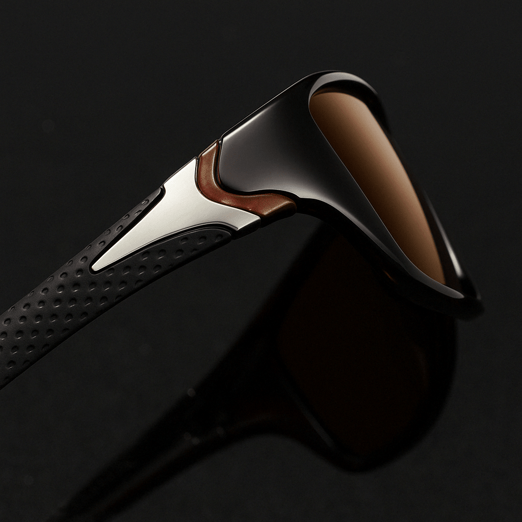 Męskie Letnie Sportowe Okulary Przeciwsłoneczne Wraparound