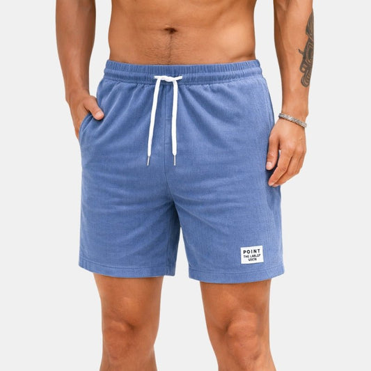 Męskie Letnie Sztruksowe Casual Na Sznurek Szorty