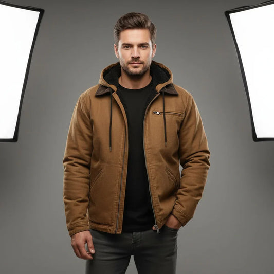 Zimowa Kurtka z Polarem Ciepła (Męska)