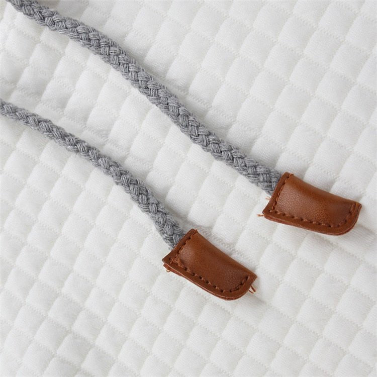 Ocieplana Zimowa Bluza z Kapturem i Teksturą 3D (Męska)