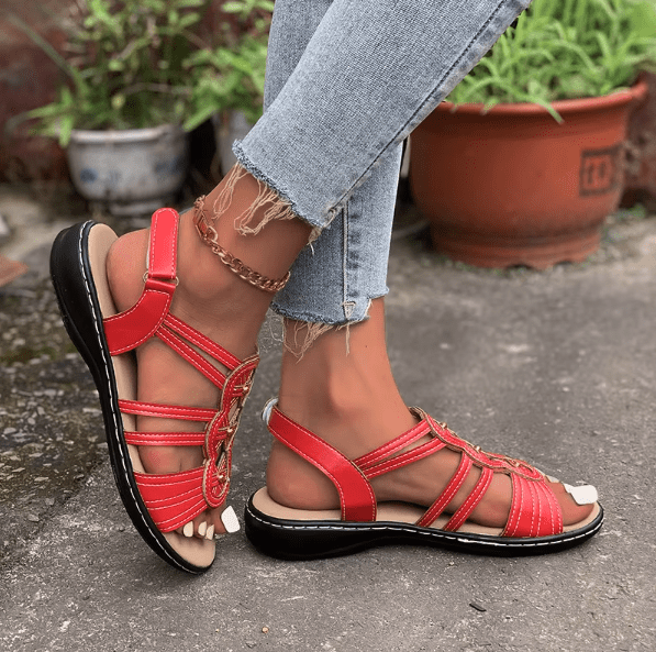 Ortopedyczne Sandały na Wiosnę na Każdą Okazję (Damskie)