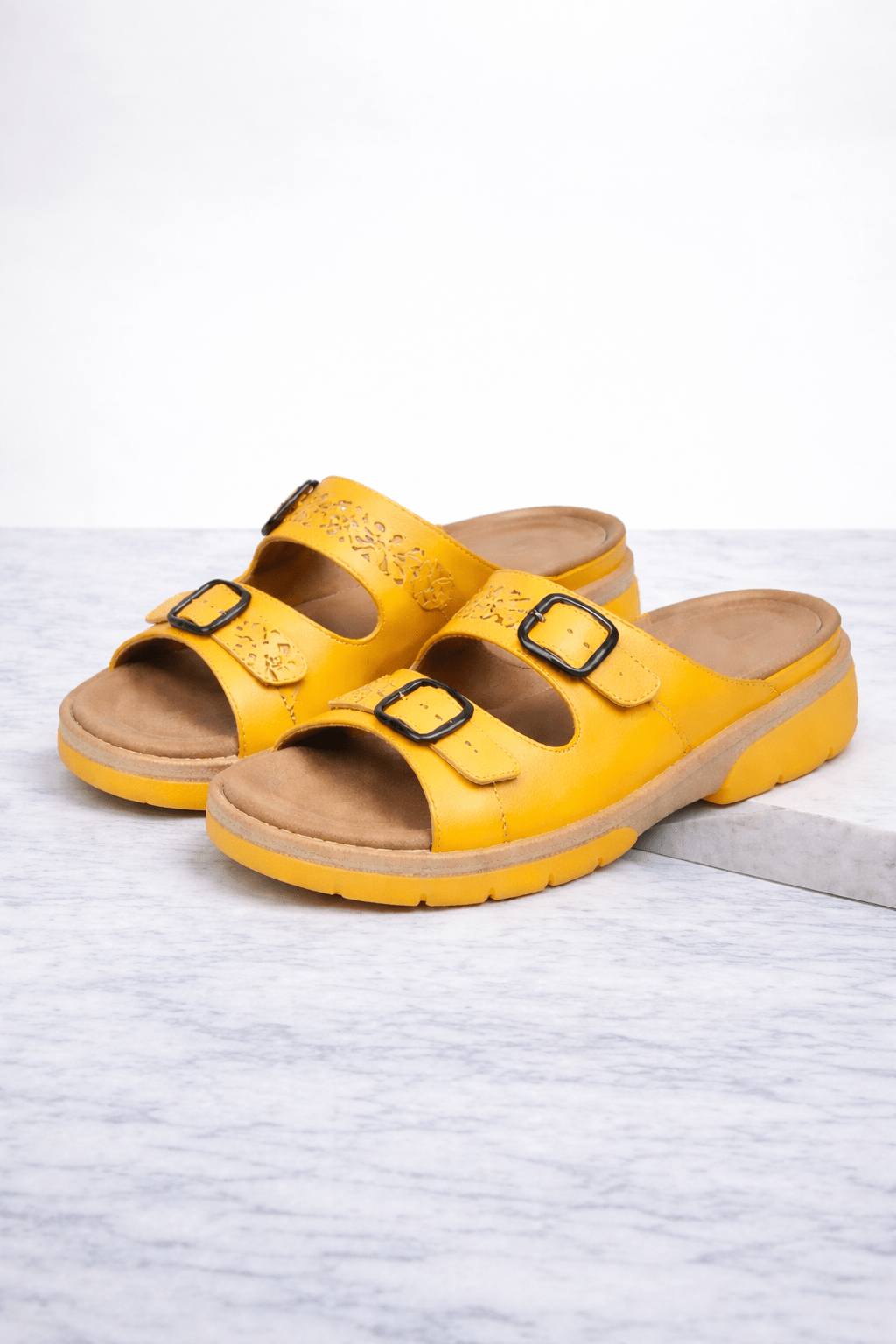 Ortopedyczne Sandały na Wiosnę z Regulowanymi Paskami (Damskie)