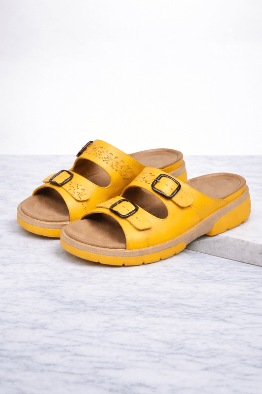 Ortopedyczne Sandały na Wiosnę z Regulowanymi Paskami (Damskie)