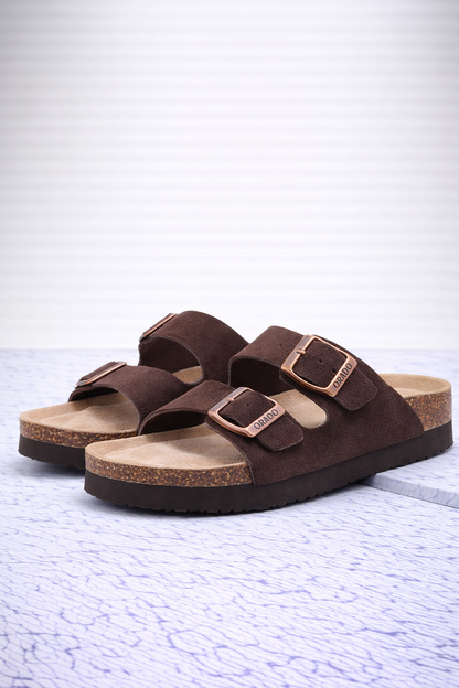 Sandales orthopédiques avec semelle en liège et lanières réglables (Unisexe)