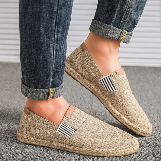 Płócienne Espadryle na Wiosnę (Męskie)