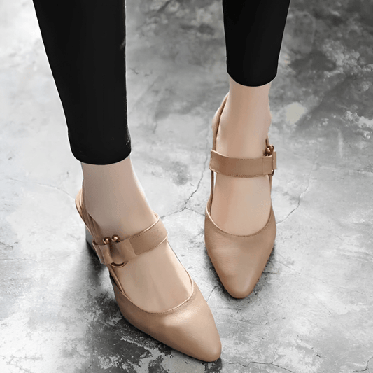 Sandały Letnie Eleganckie z Paskiem Wygodne (Damskie)