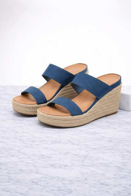 Sandały na Platformie na Wiosnę z Klamrą (Damskie)