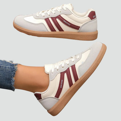 Wiosenne Sneakersy Niskie Sznurowane Casual Wygodne (Damskie)