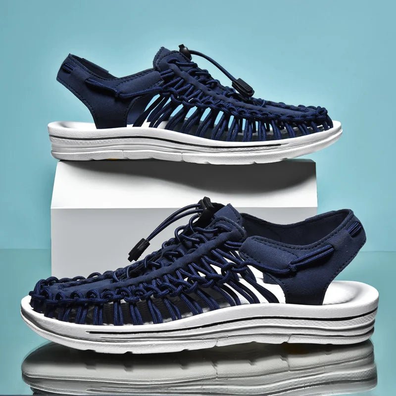 Sportowe Sandały z Plecionymi Paskami (Męskie)