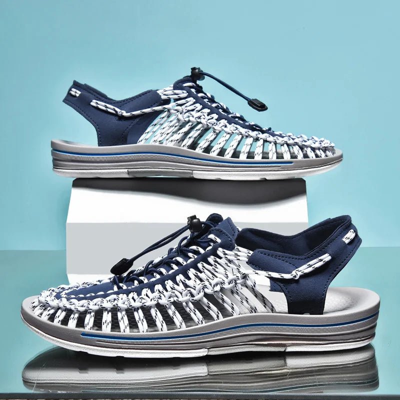 Sportowe Sandały z Plecionymi Paskami (Męskie)