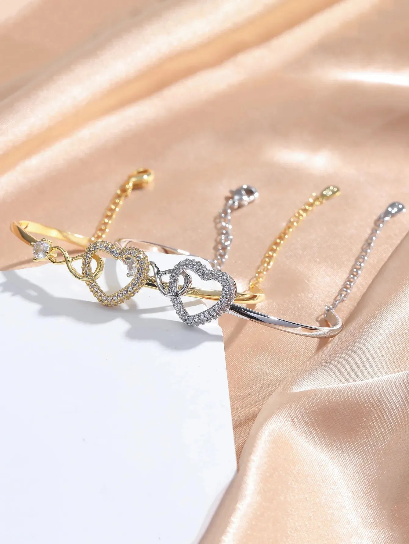 Zestaw Bransoletek Infinity – Symboliczny Prezent dla Mamy i Córki 1+1 GRATIS (Damski)