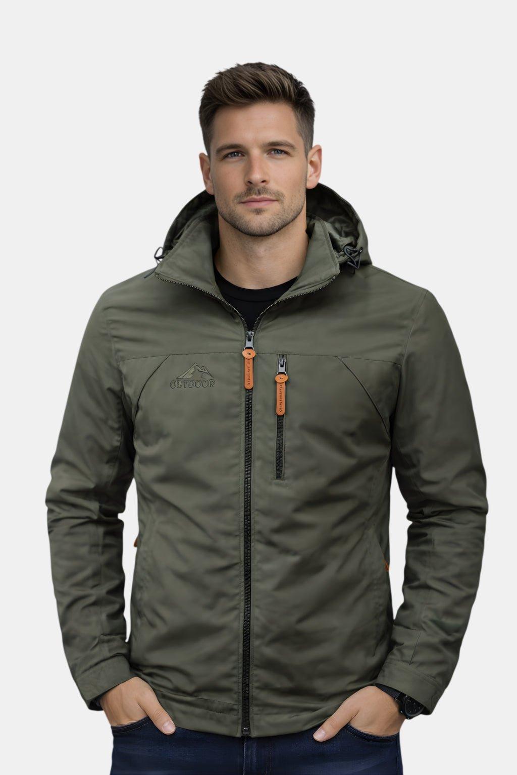 Wiatroszczelna Kurtka Outdoorowa Wiosenna (Męska)
