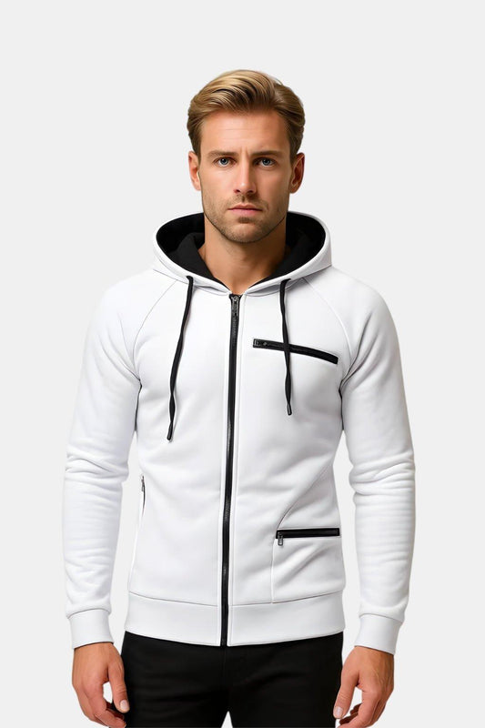 Wiosenna Bluza Slim Fit na Zamek (Męska)