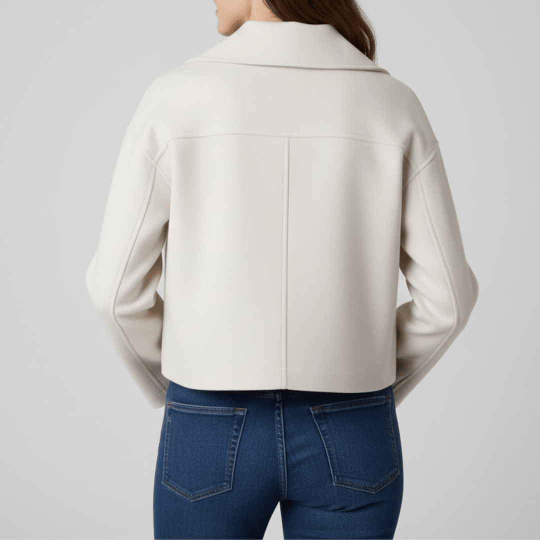 Veste élégante à double boutonnage de printemps – Légère et stylée (Femme)