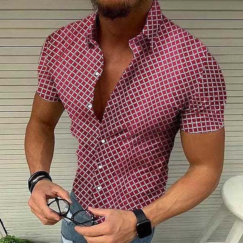 Chemise classique printanière à manches longues (Homme)