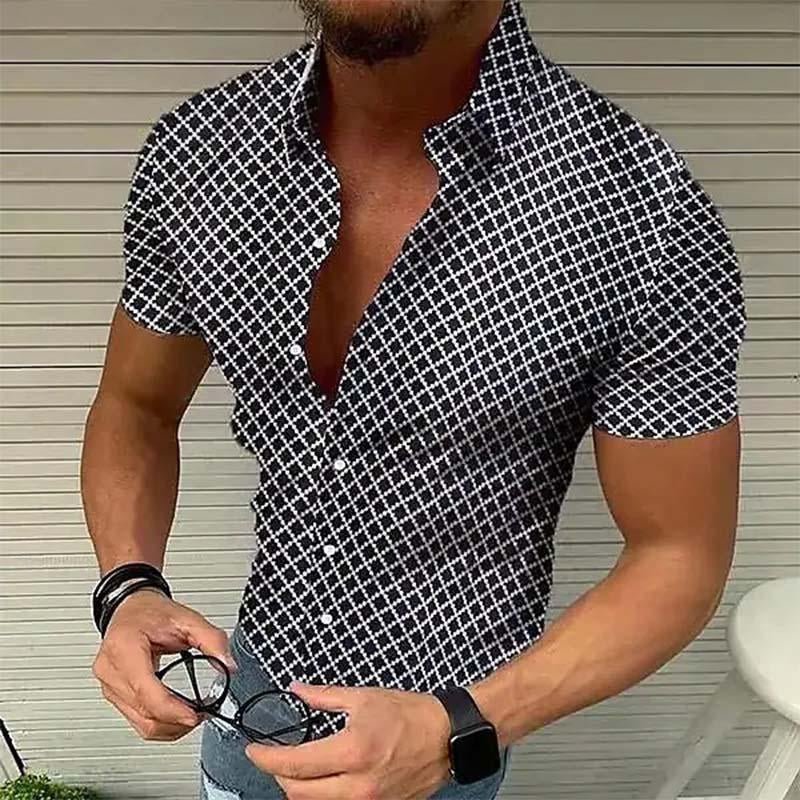 Chemise classique printanière à manches longues (Homme)