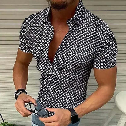 Chemise classique printanière à manches longues (Homme)