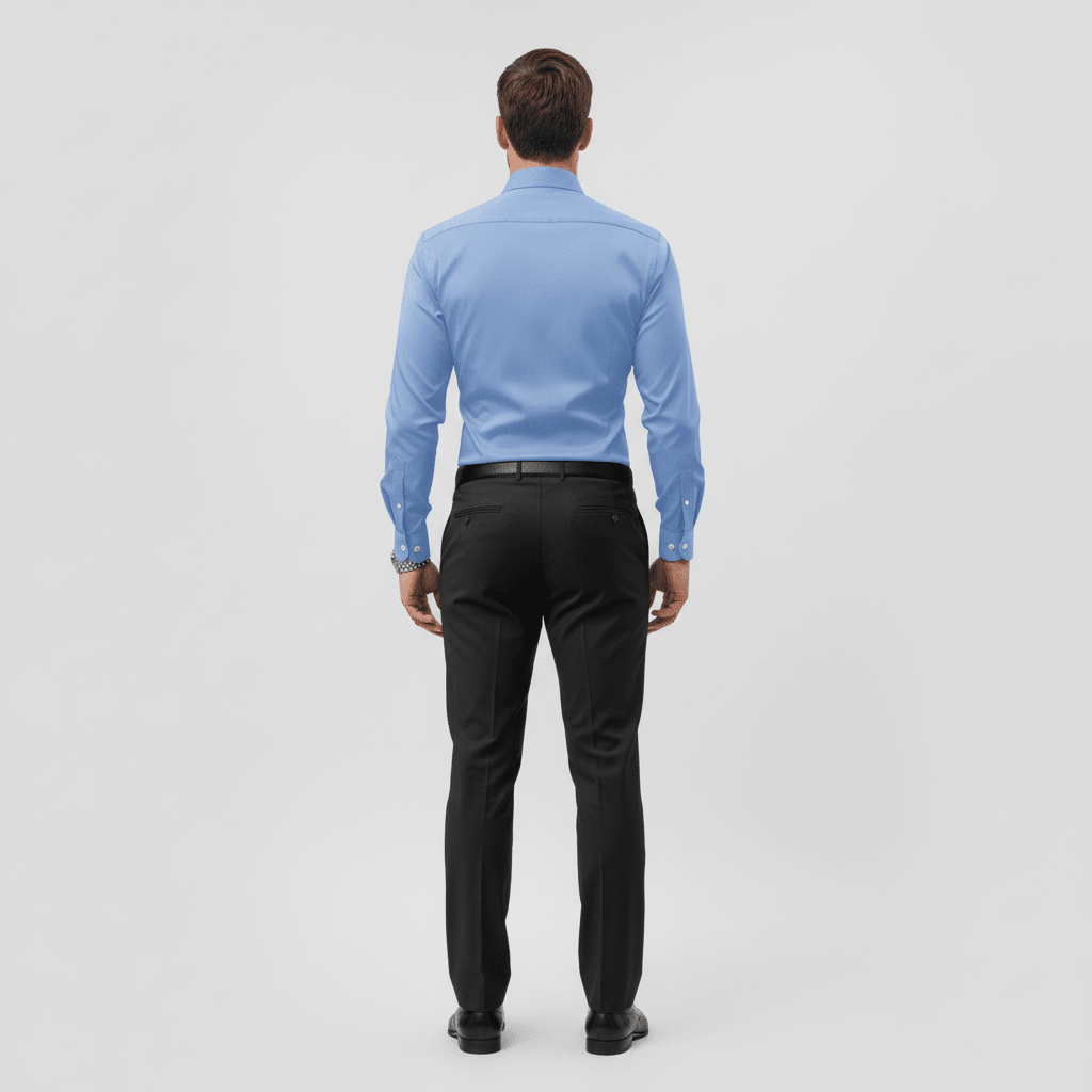 Wiosenna Koszula Slim Fit z Długim Rękawem (Męska)