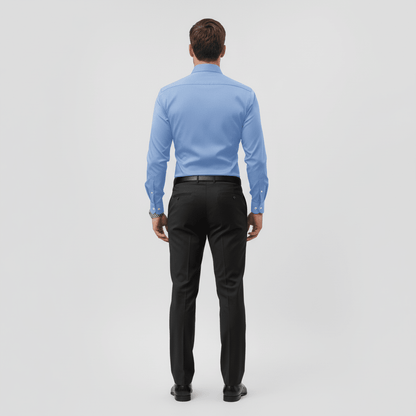 Wiosenna Koszula Slim Fit z Długim Rękawem (Męska)