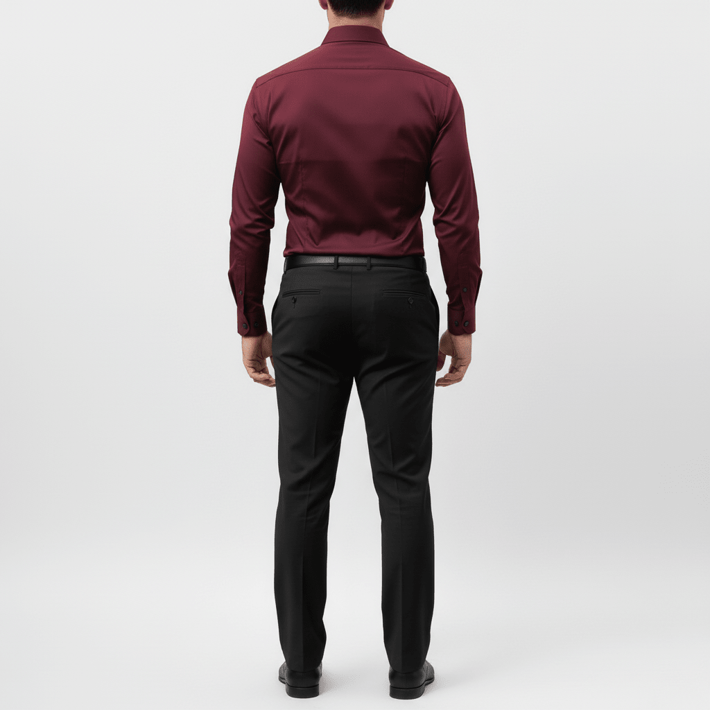 Wiosenna Koszula Slim Fit z Długim Rękawem (Męska)