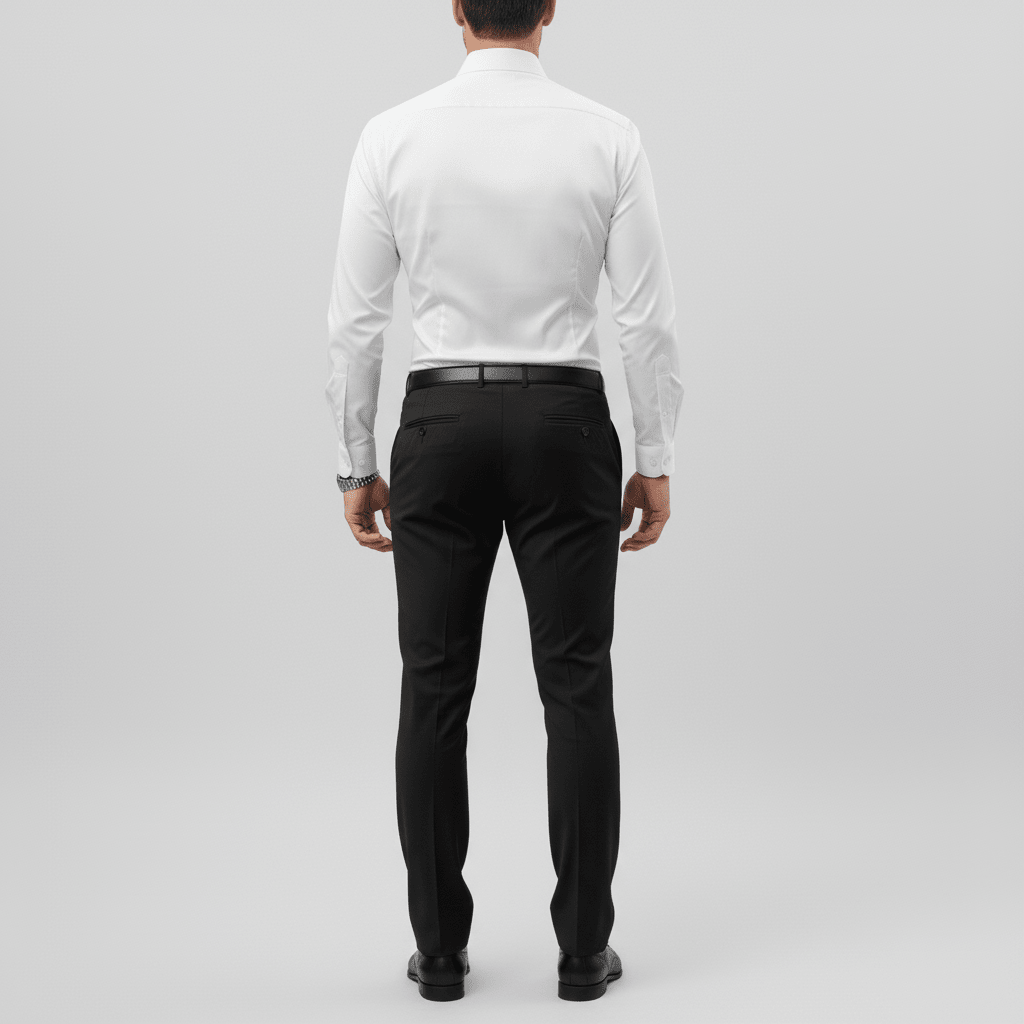 Wiosenna Koszula Slim Fit z Długim Rękawem (Męska)