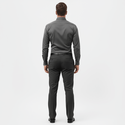 Wiosenna Koszula Slim Fit z Długim Rękawem (Męska)