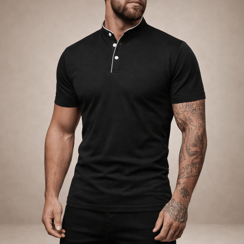 Wiosenna Koszulka Polo Casual Krótki Rękaw (Męska)