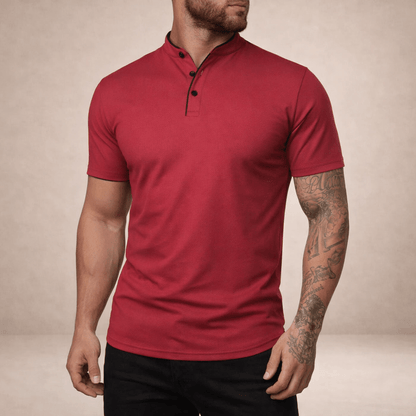 Wiosenna Koszulka Polo Casual Krótki Rękaw (Męska)