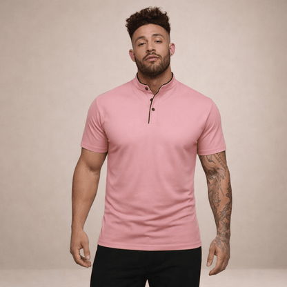 Wiosenna Koszulka Polo Casual Krótki Rękaw (Męska)