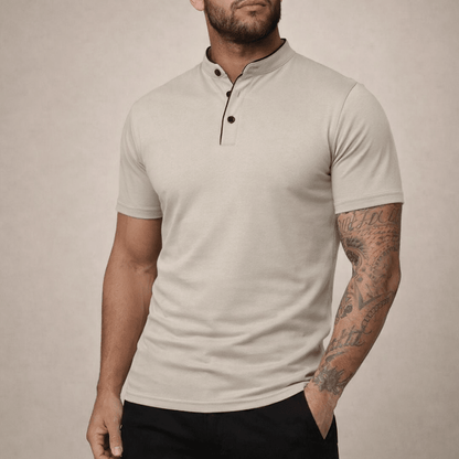 Wiosenna Koszulka Polo Casual Krótki Rękaw (Męska)