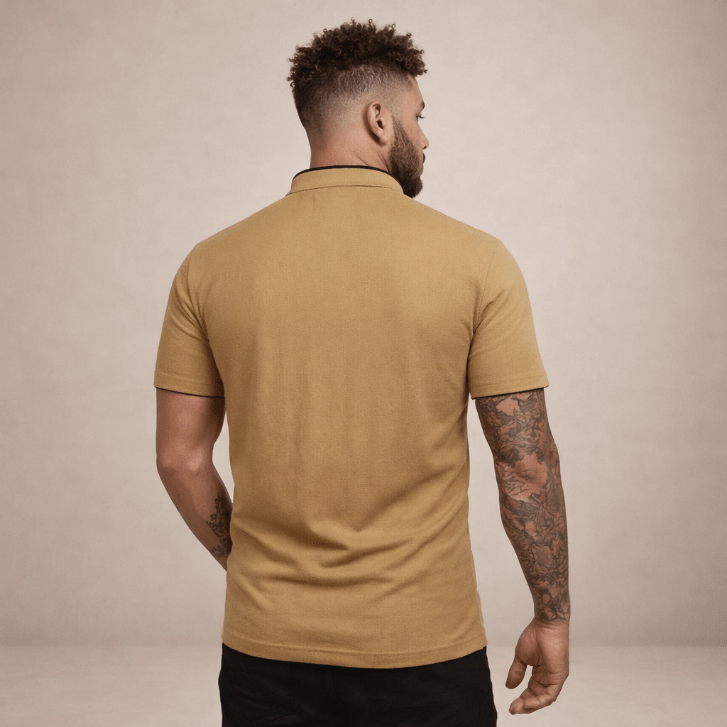 Wiosenna Koszulka Polo Casual Krótki Rękaw (Męska)