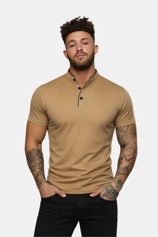 Wiosenna Koszulka Polo Casual Krótki Rękaw (Męska)