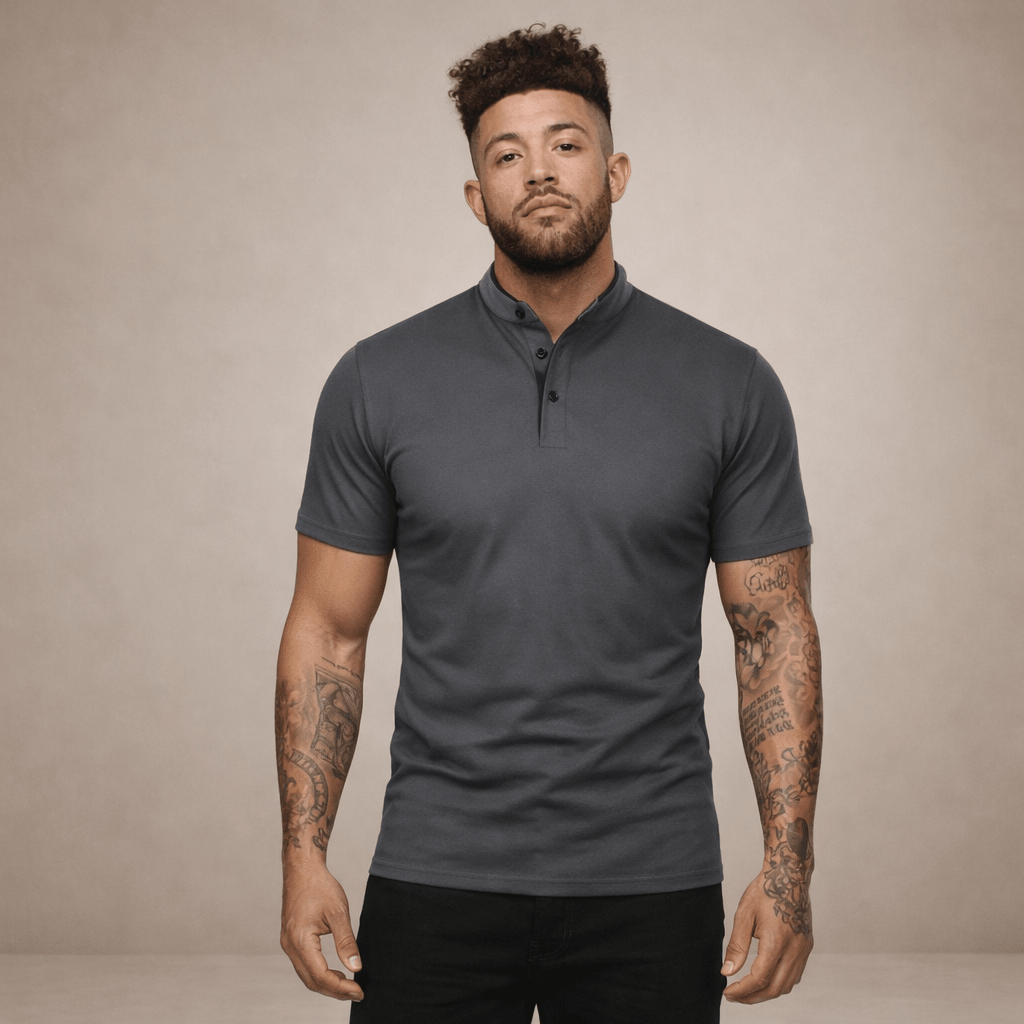 Wiosenna Koszulka Polo Casual Krótki Rękaw (Męska)