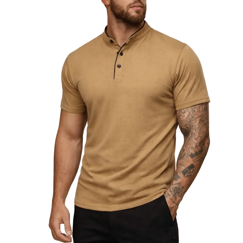 Wiosenna Koszulka Polo Casual Krótki Rękaw (Męska)