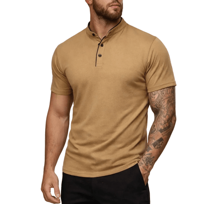 Wiosenna Koszulka Polo Casual Krótki Rękaw (Męska)