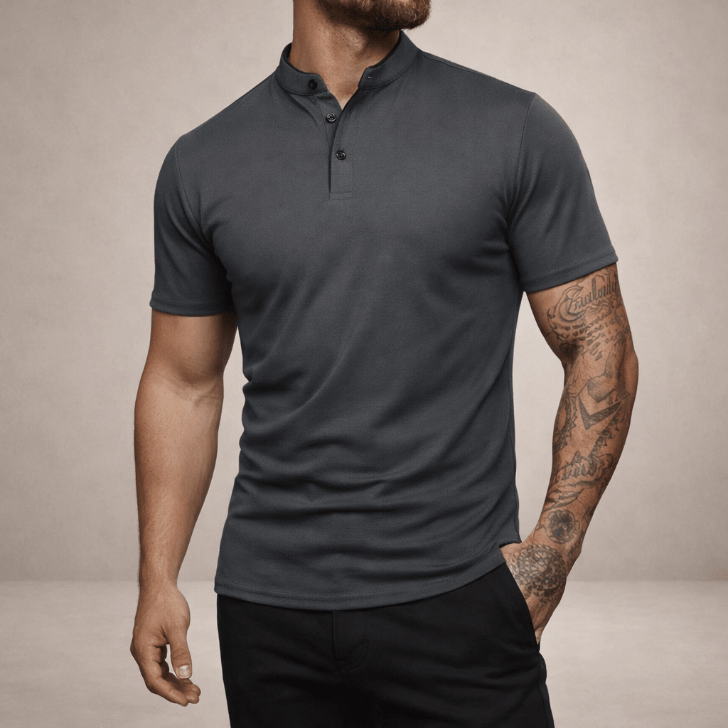 Wiosenna Koszulka Polo Casual Krótki Rękaw (Męska)