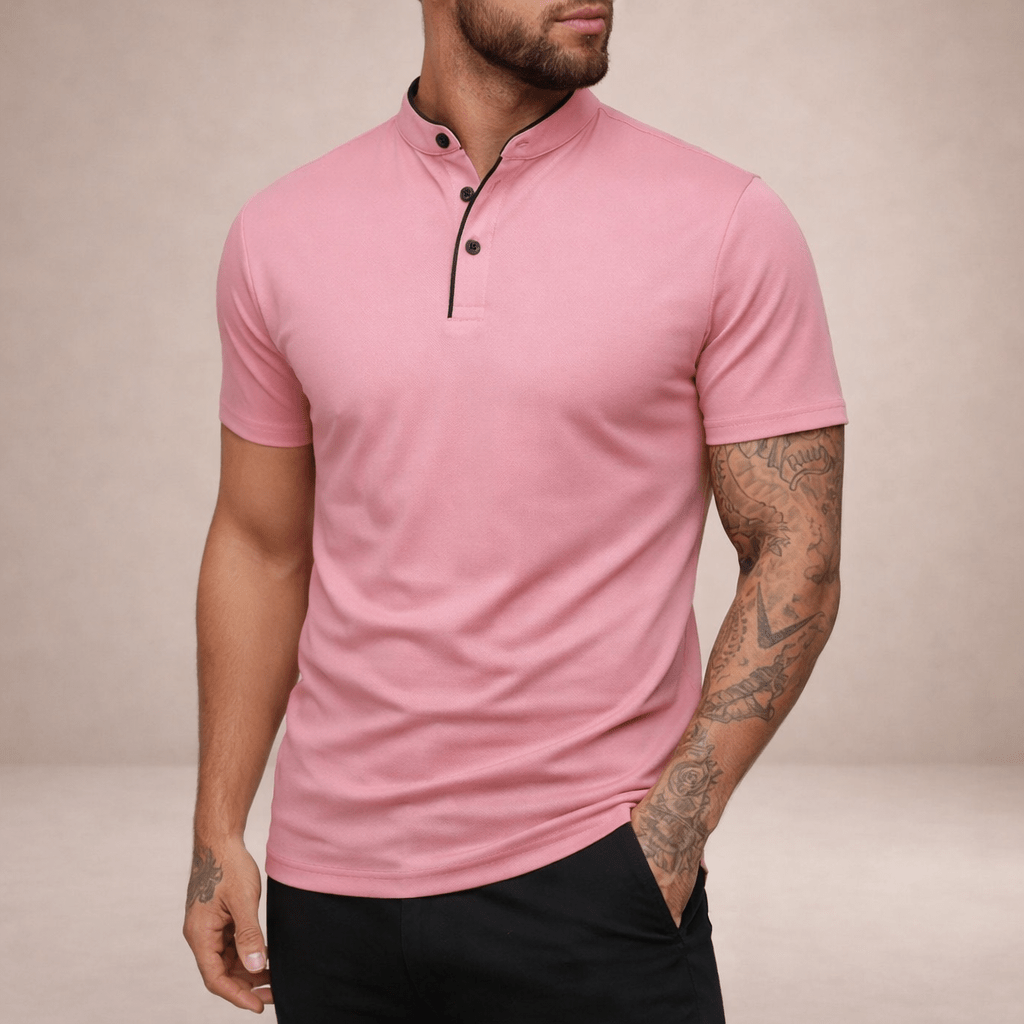 Wiosenna Koszulka Polo Casual Krótki Rękaw (Męska)