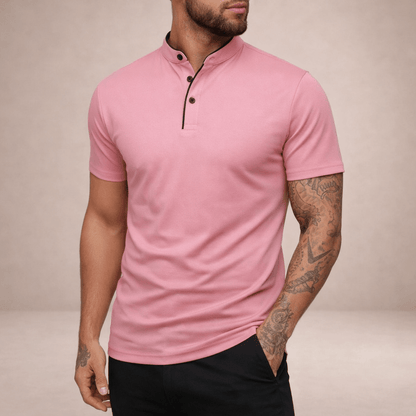Wiosenna Koszulka Polo Casual Krótki Rękaw (Męska)