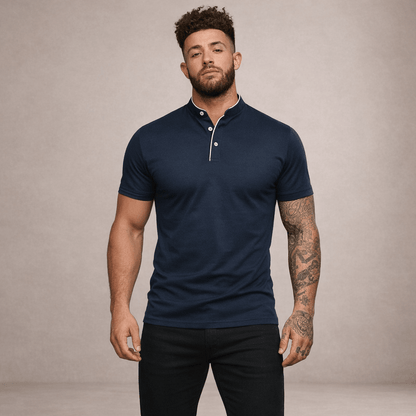 Wiosenna Koszulka Polo Casual Krótki Rękaw (Męska)