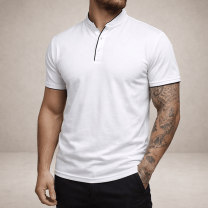 Wiosenna Koszulka Polo Casual Krótki Rękaw (Męska)