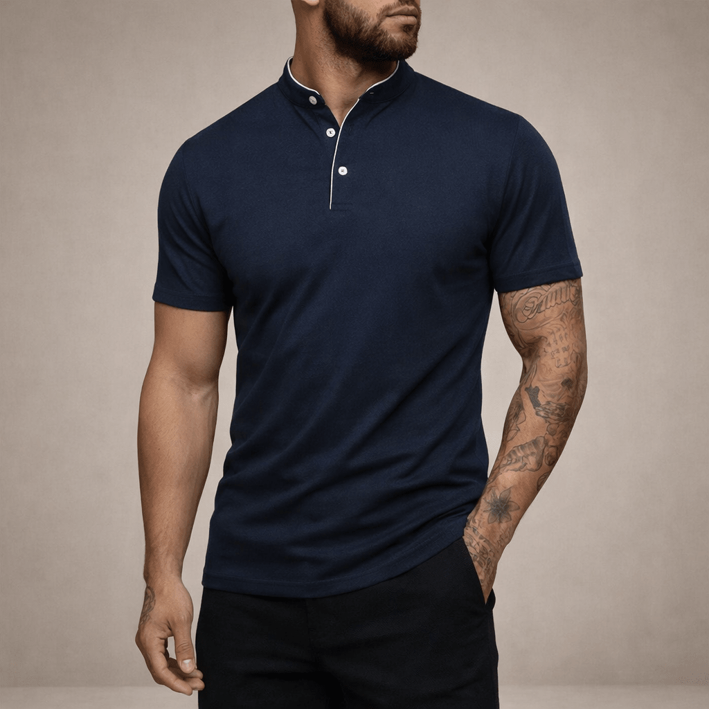 Wiosenna Koszulka Polo Casual Krótki Rękaw (Męska)