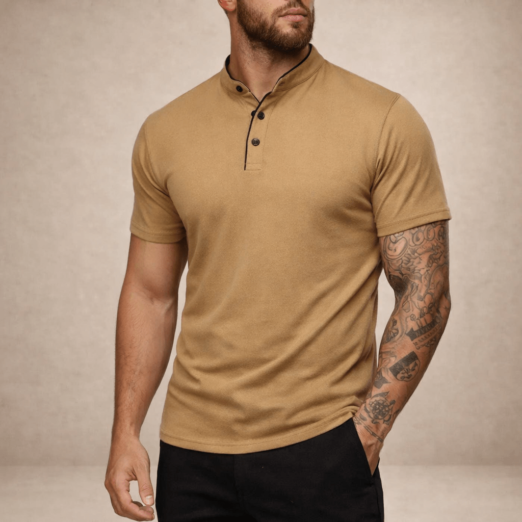Wiosenna Koszulka Polo Casual Krótki Rękaw (Męska)