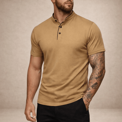 Wiosenna Koszulka Polo Casual Krótki Rękaw (Męska)