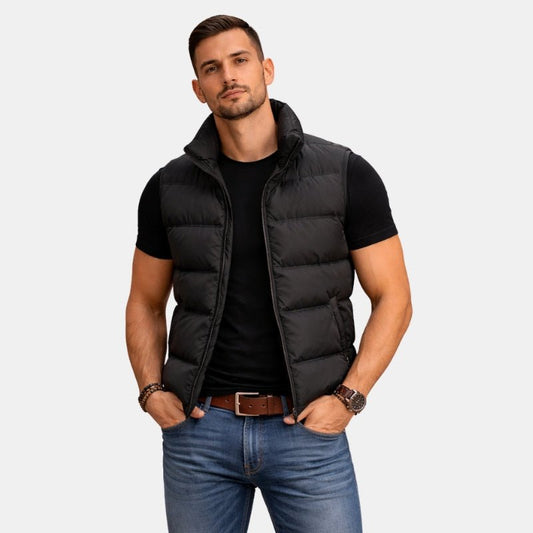 Wiosenna Pikowana Kamizelka Bezrękawnik (Męska)