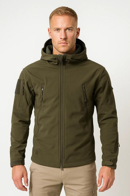 Wiosenna Sportowa Kurtka Outdoor z Kapturem (Męska)