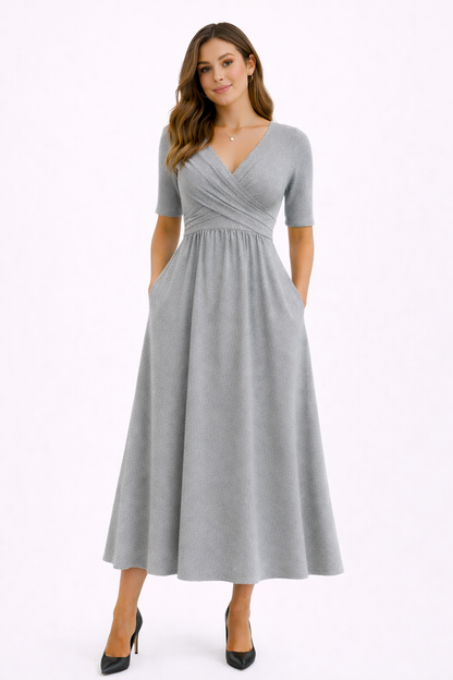 Lente Midi Jurk voor Bruiloften (Dames)