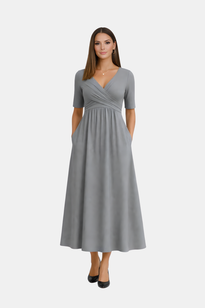 Lente Midi Jurk voor Bruiloften (Dames)