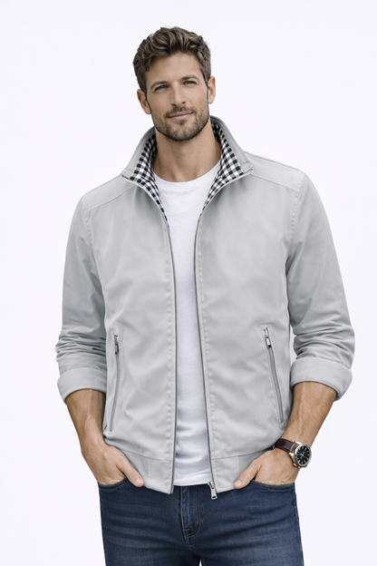 Wiosenna Wiatroodporna Lekka Kurtka o Nowoczesnym Kroju (Męska)